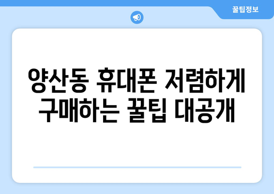 광주 북구 양산동 휴대폰 성지 좌표| 최신 정보 & 추천 매장 | 휴대폰 할인, 저렴한 곳, 꿀팁