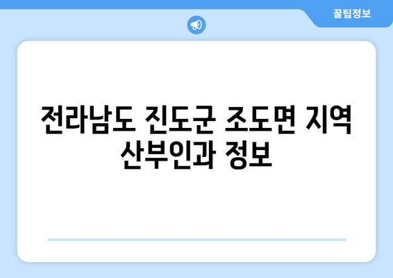 전라남도 진도군 조도면 산부인과 추천| 믿을 수 있는 의료 서비스 찾기 | 진도군, 조도면, 산부인과, 여성 건강, 병원 정보