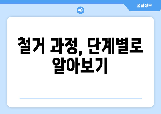 충청남도 예산군 고덕면 상가 철거 비용 가이드| 상세 견적 및 절차 | 철거, 비용, 견적, 절차, 폐기물 처리